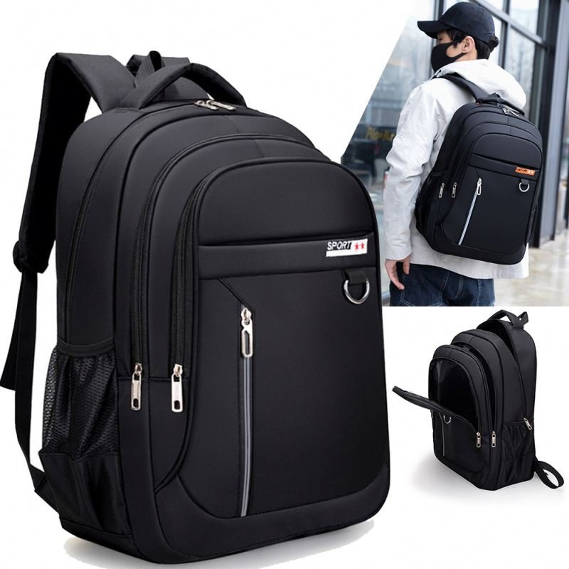 Large Size Student Laptop, Bags Mochila Escolar Waterproof Nylon Unisex 19inch Laptop Backpack Travel Backpack School Bags/