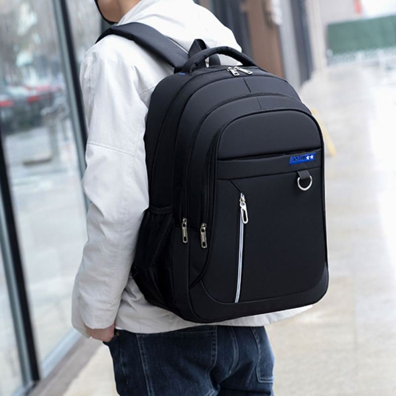 Large Size Student Laptop, Bags Mochila Escolar Waterproof Nylon Unisex 19inch Laptop Backpack Travel Backpack School Bags/