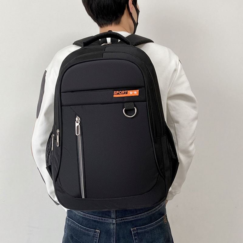 Large Size Student Laptop, Bags Mochila Escolar Waterproof Nylon Unisex 19inch Laptop Backpack Travel Backpack School Bags/