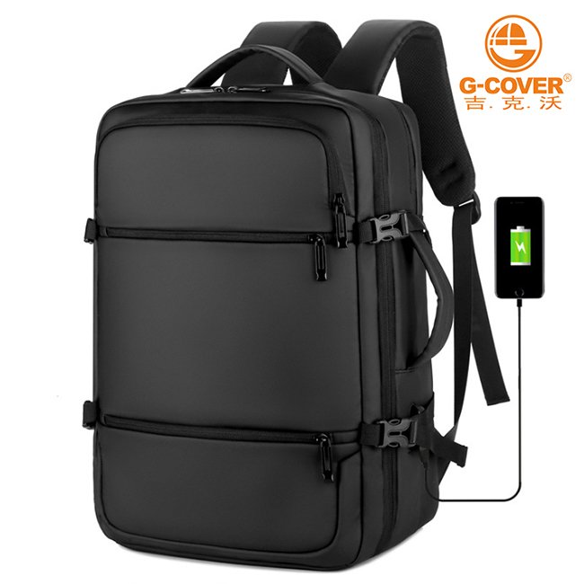 Waterproof Travel Polyester Men backpacks Smart Rucksack bagpack Laptop Backpack with USB charging port