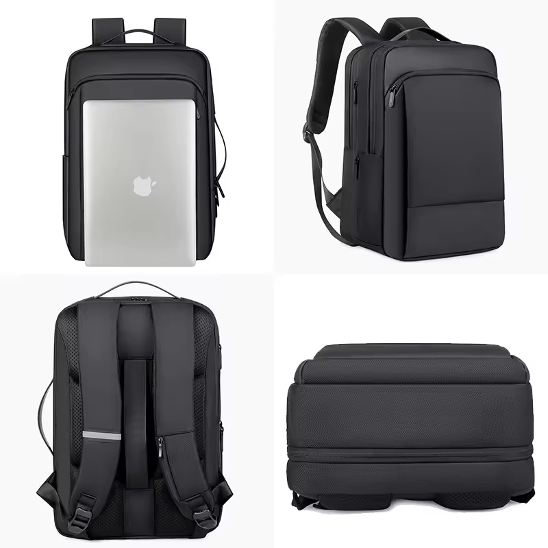 Unisex Large Capacity Multifunctional Fashion Waterproof Oxford Outdoor Travel Bag Zipper Closure Polyester Laptop Backpack
