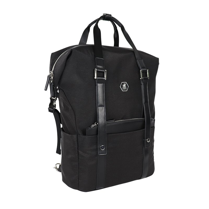 nylon custom bag school stylish student leather backpack casual sports women's laptop backpack