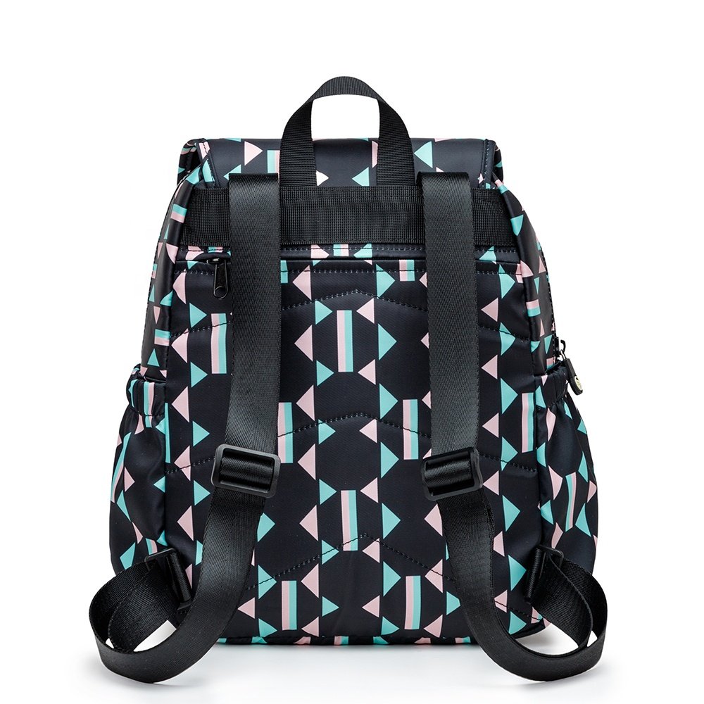 High quality nylon in graphic pattern smart Mini Backpack casual style water proof Bag
