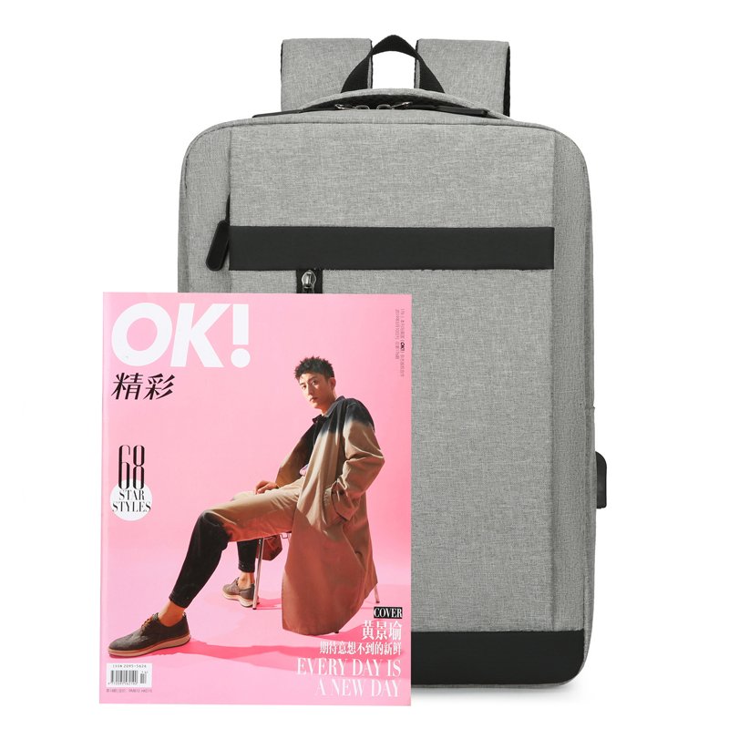 Wholesale Professional Computer Backpack Bag Slim Lightweight Oxford with USB Charging Port Cheap Travel Laptop Backpack