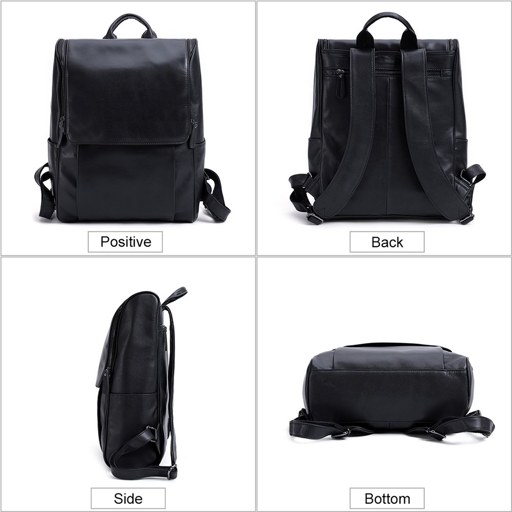 Large Capacity Custom Genuine Leather Business Laptop Backpack for Men for Hiking and Sports Casual Style Other Bags