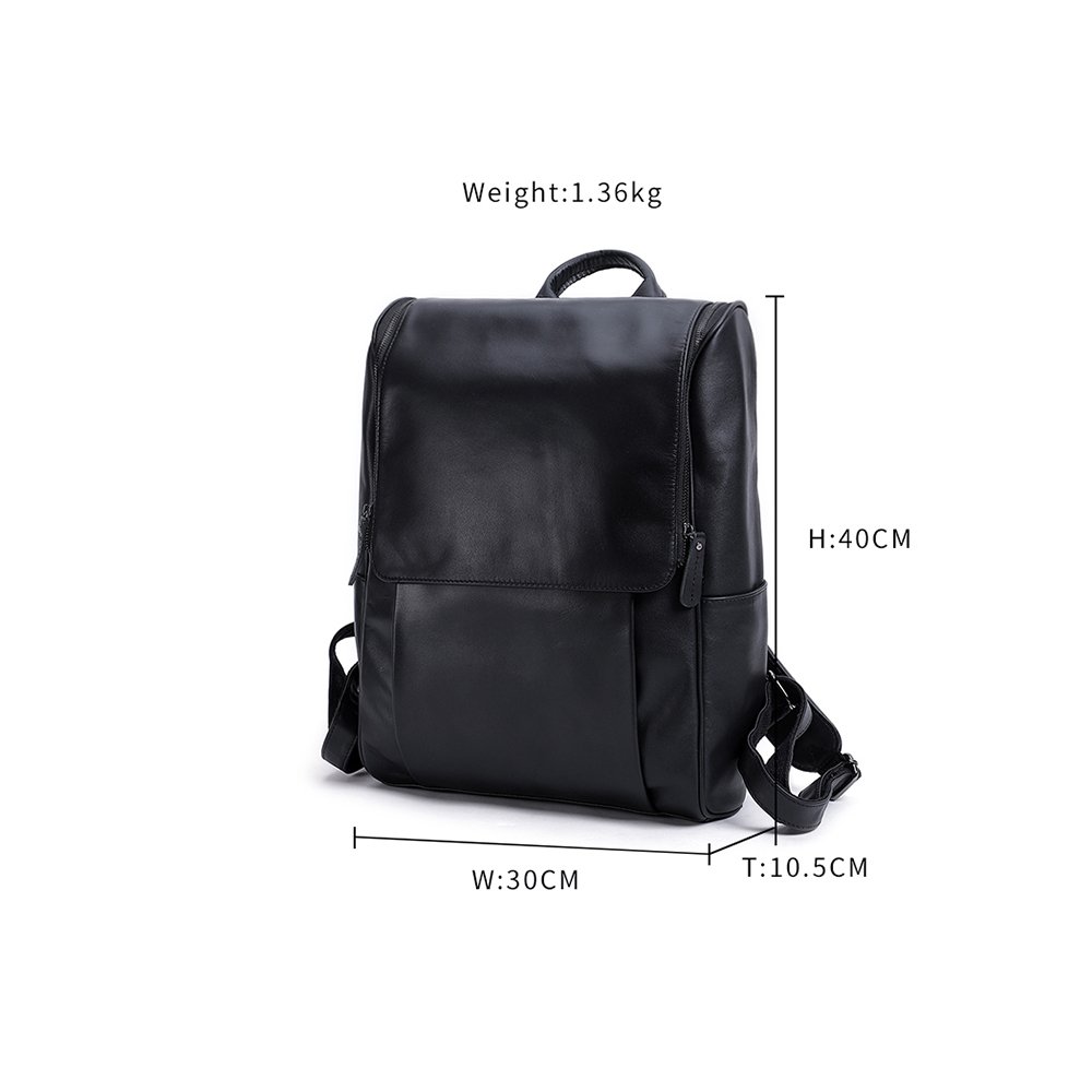 Large Capacity Custom Genuine Leather Business Laptop Backpack for Men for Hiking and Sports Casual Style Other Bags