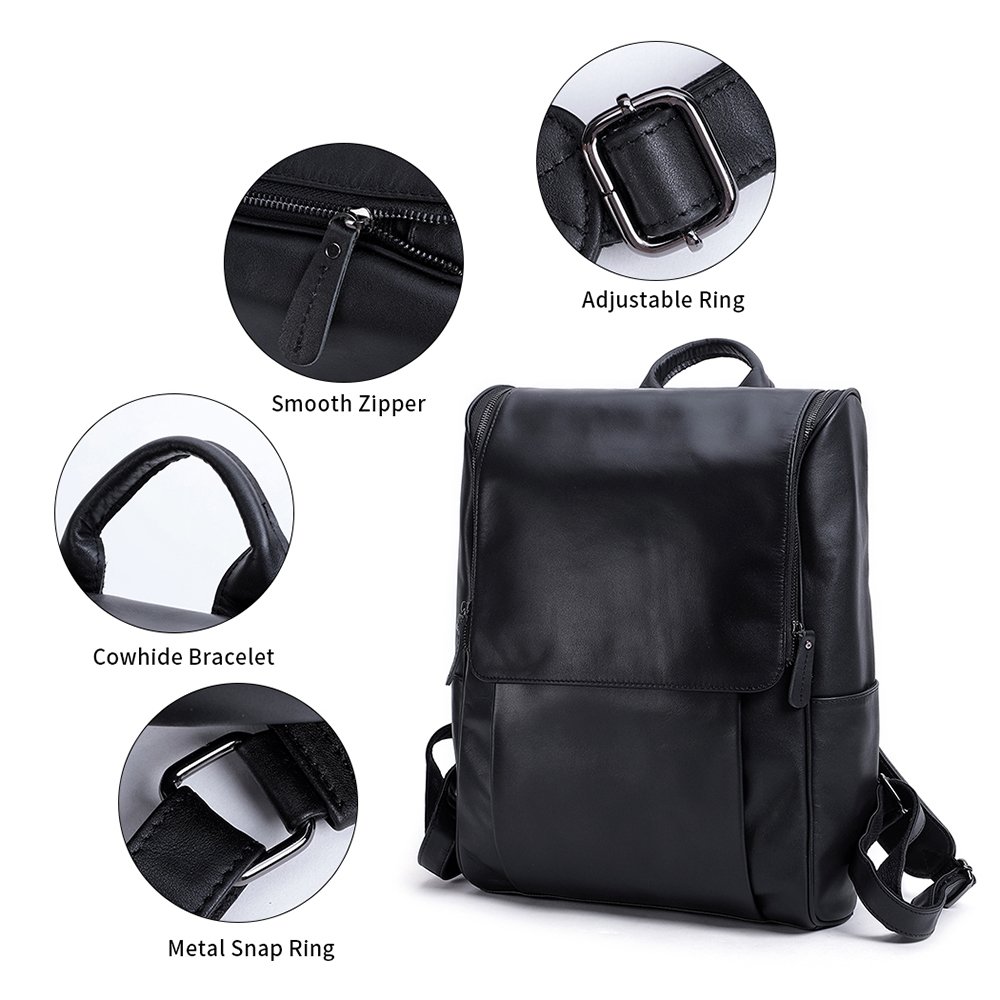 Large Capacity Custom Genuine Leather Business Laptop Backpack for Men for Hiking and Sports Casual Style Other Bags