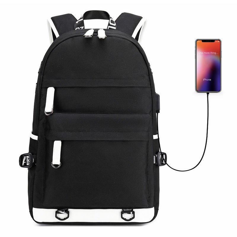 Colorful Oxford cloth backpack Secondary school backpack casual laptop backpack men's printed waterproof travel bag
