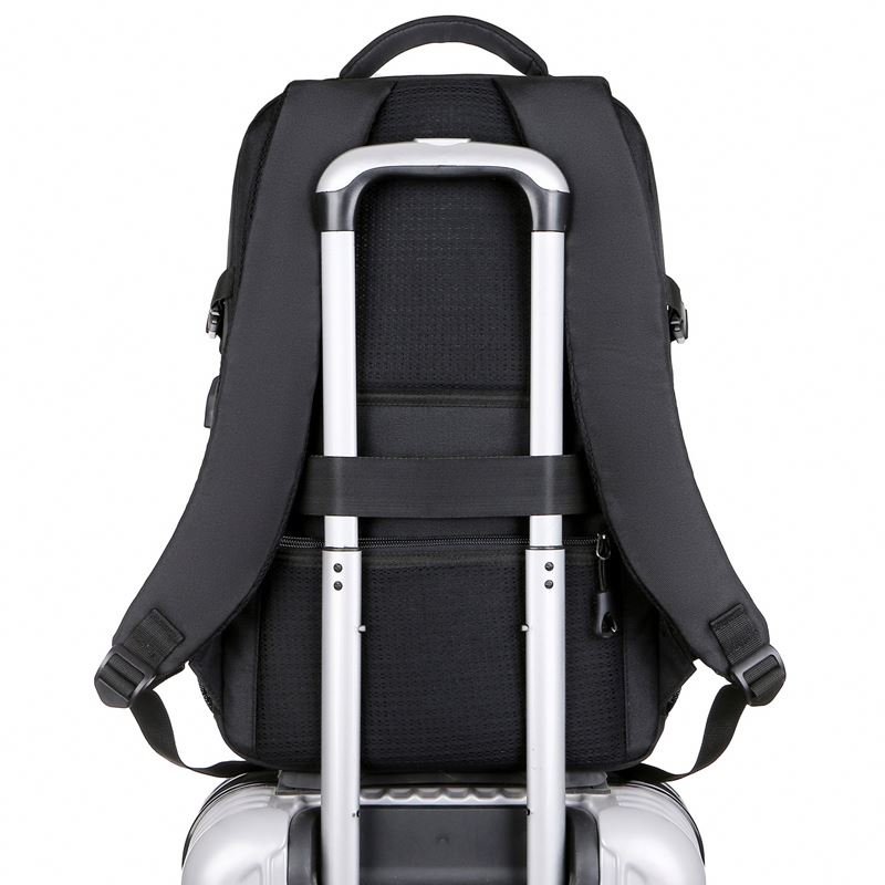 Factory 15.6 Inch Custom Logo Waterproof Oxford Pu Material Business Men Day Pack Bag Travel Laptop Backpack