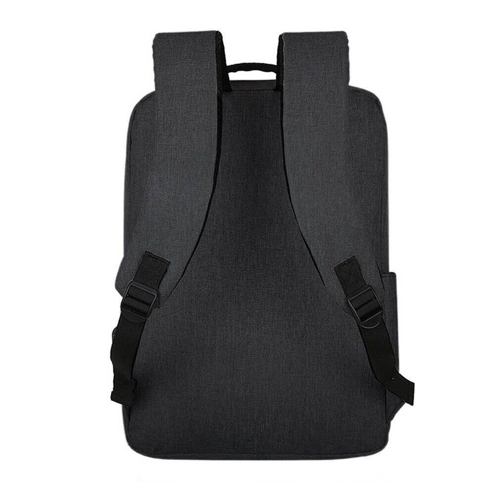 Simple backpack USB charging men's computer bag Large capacity casual business laptop backpack
