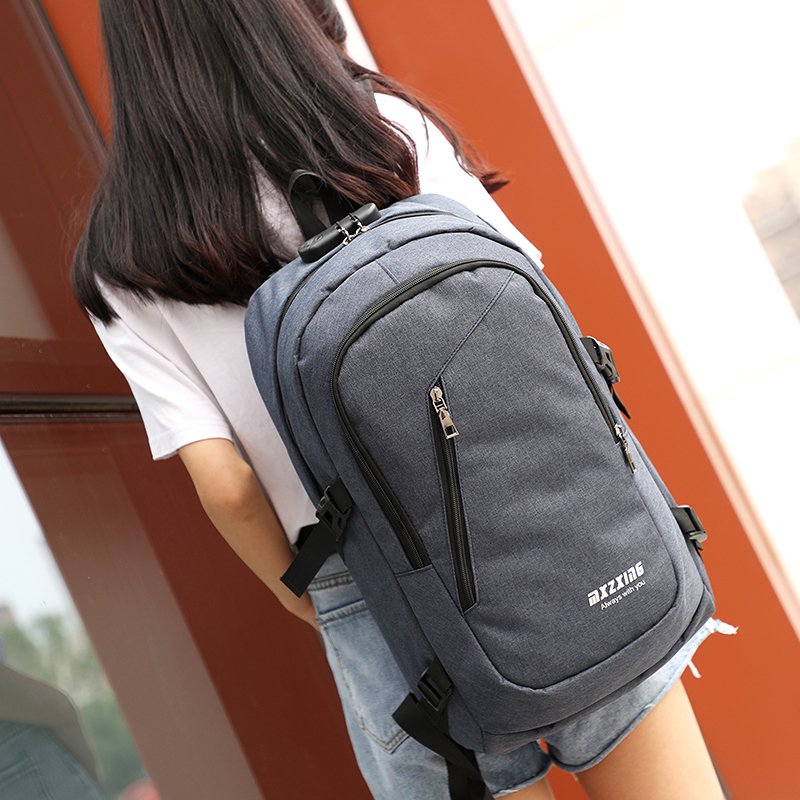 2024 Marksman new style backpack coded lock Laptop Backpack with USB unisex Waterproof Backpack for Traveling