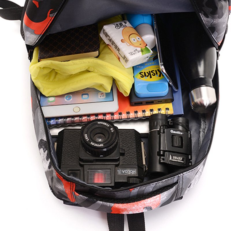 Manufacture price travel bags hot sale waterproof kids book back canvas student children bookbag backpack camouflage school bag