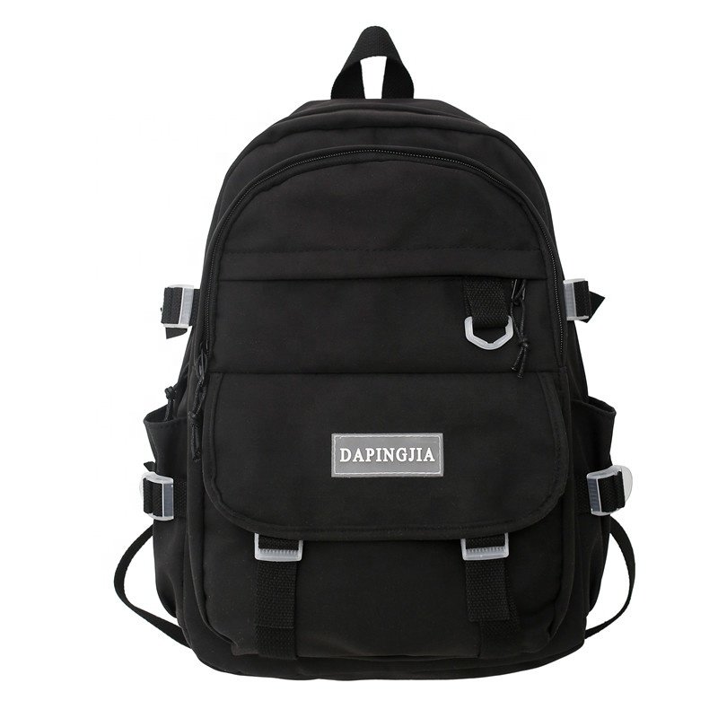 Japanese style causal college laptop backpacks large capacity nylon student schoolbags waterproof travel backpack