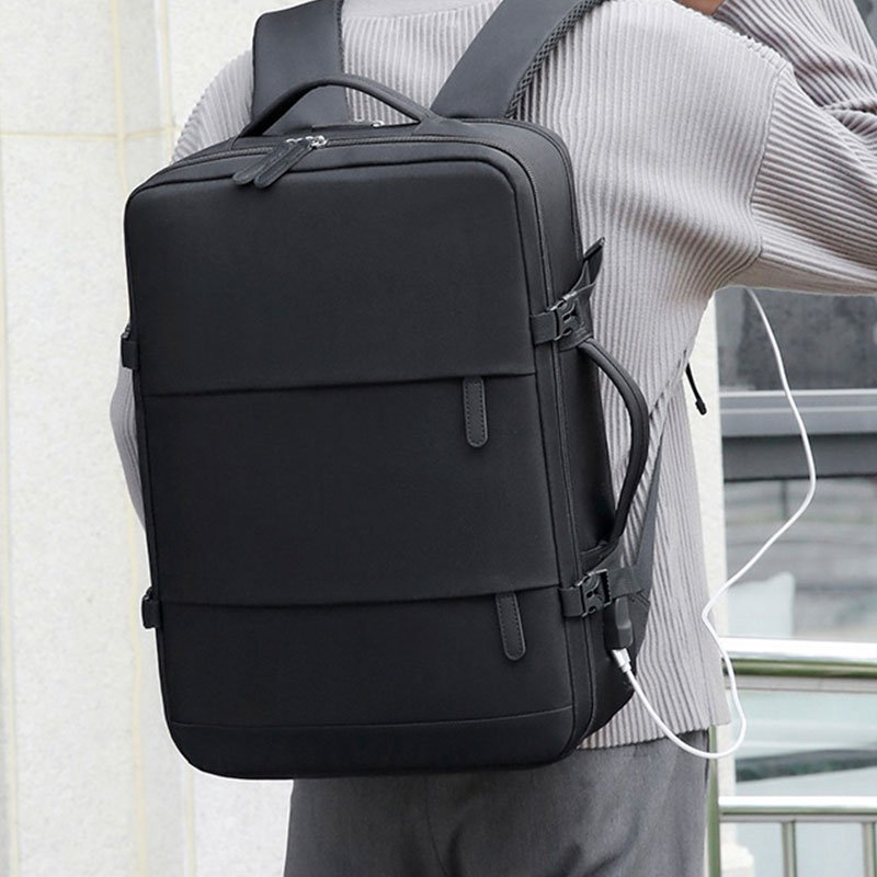 Custom lightweight double shoulders women's large capacity travel backpack multi functional laptop men's travel backpack