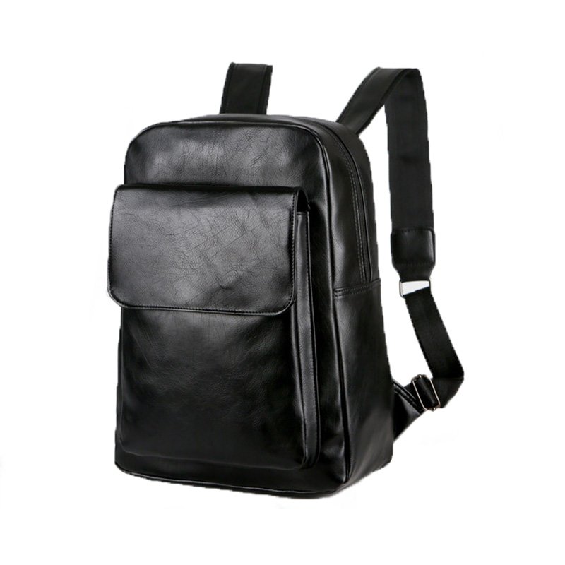 High Quality Waterproof Wear-resisting Anti Theft Outdoor Travel 16" Men Business Leather Laptop Notebook Computer Bag Backpack