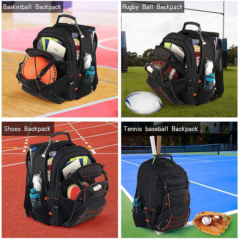Custom business travel laptop backpack 18.4 inch high quality outdoor waterproof nylon backpacks