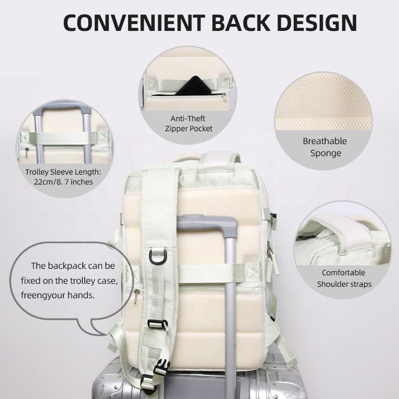 High Quality Factory Custom Extendable Laptop Backpack For Unisex Travel Business Use