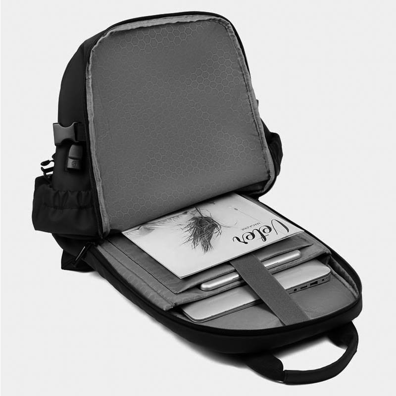 Custom Logo Large Durable Waterproof Business Laptop Backpack Notebook Bag with Usb Charger Port Laptop Backpack