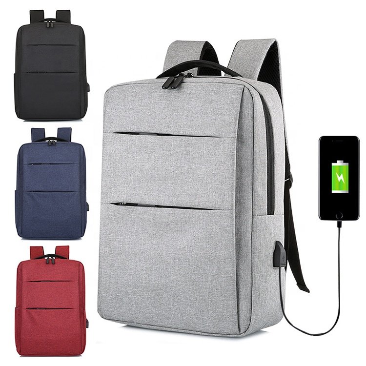 Custom Logo Business Waterproof Laptop Bags Supplier School Mochilas Travel Pack USB Charging Women Men Smart backpack For Men