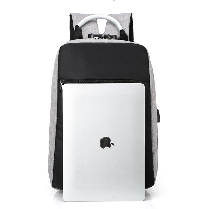Factory Hot Sell Anti Theft Custom Usb Charging Men Back Pack Backpack Notebook Bags Business Laptop Backpack Linen Polyester