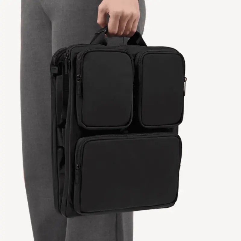 Custom New Simple Style Nylon Luxury Laptop Cross Bags Cabin Luggage Across Bag Harness Business Travel Bag Waterproof Briefcase