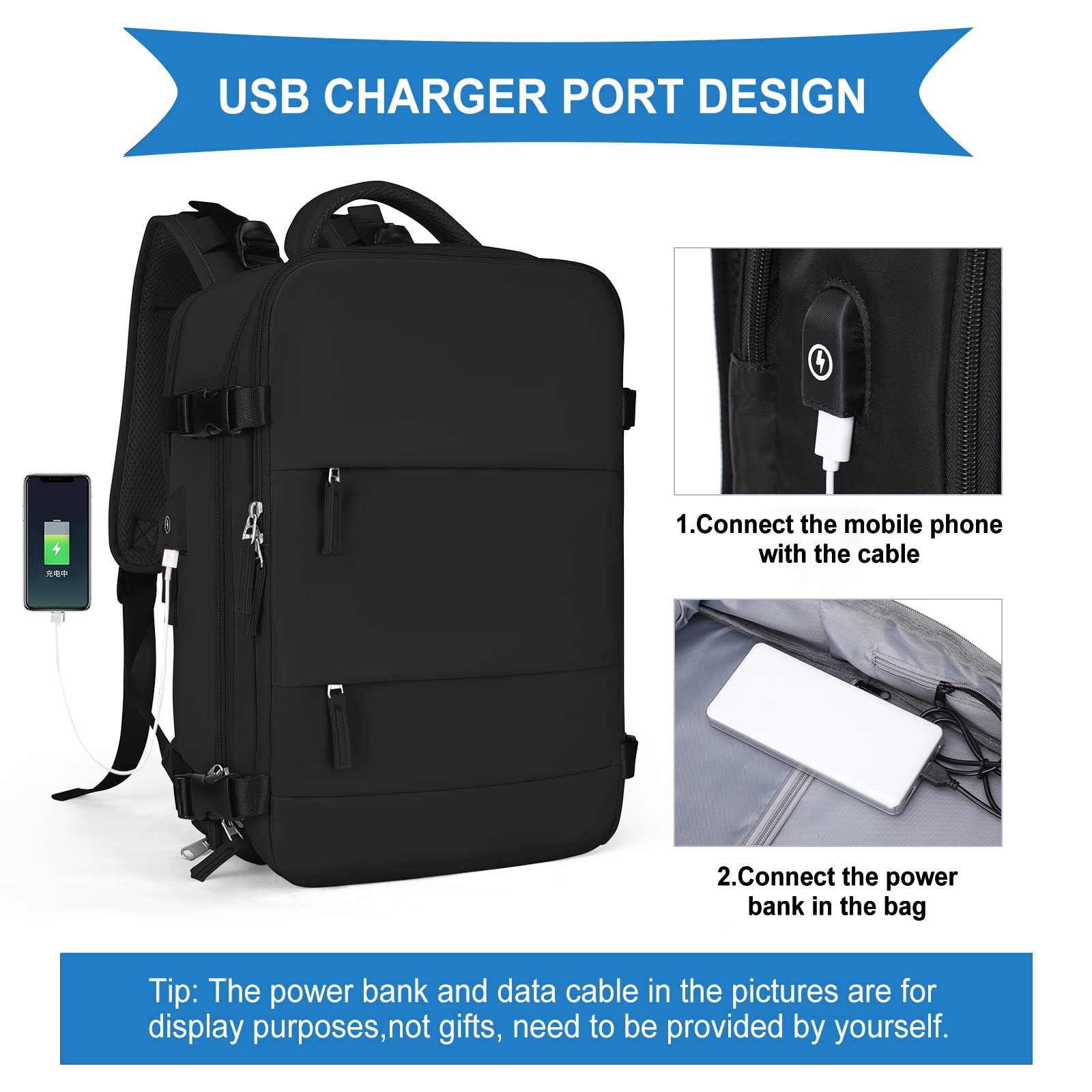 Hot sale multifunctional leisure travel backpack waterproof outdoor tourism bag large capacity backpack with USB port