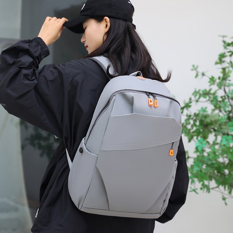 Wholesale Custom Logo New School Laptop Backpack With USB Port College Student Shoulder Bag Large Capacity Waterproof Book Bag