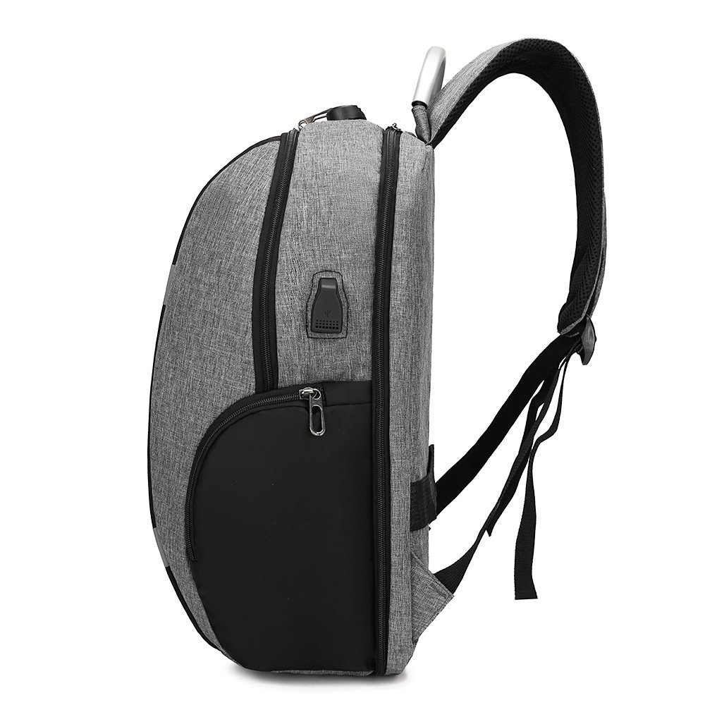 Customized Designer Men's Business Backpack Outdoor Laptop Travel Bag with USB Charging Anti-Theft School Bag with Lock