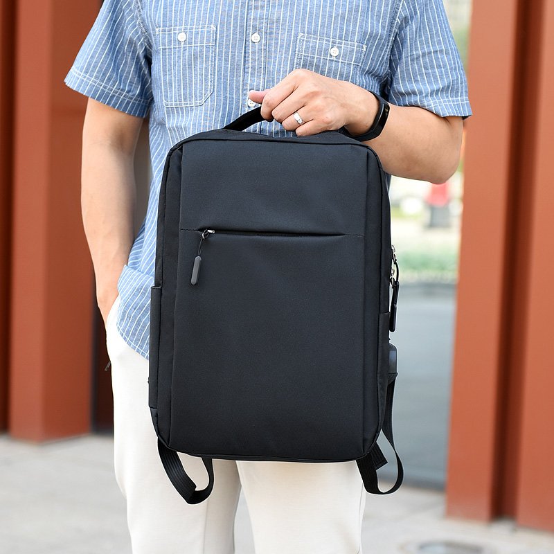 2024 Logo Custom Large Capacity Waterproof USB Charging Daily Office School Laptop Business 15.6 Inch Student Backpack For Men