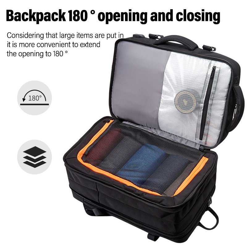 high-capacity multi-function travel waterproof Mens Business Laptop Backpack Bag With USB Charging Port Backpack