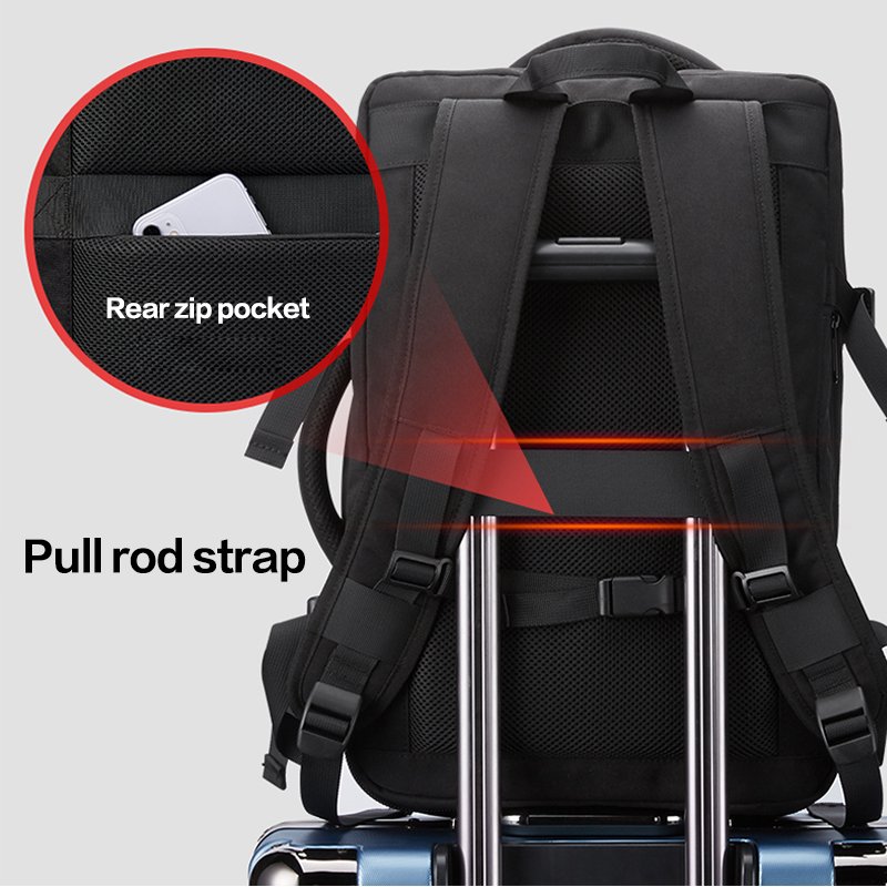 high-capacity multi-function travel waterproof Mens Business Laptop Backpack Bag With USB Charging Port Backpack