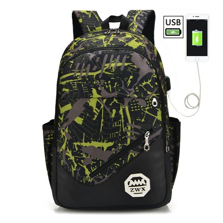 Wholesale Unisex Oxford Material School Backpack for Teenagers and Students Laptop Backpack Bag Customs Backpack For Student