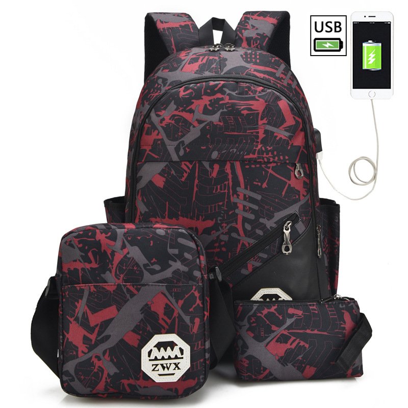 Wholesale Unisex Oxford Material School Backpack for Teenagers and Students Laptop Backpack Bag Customs Backpack For Student