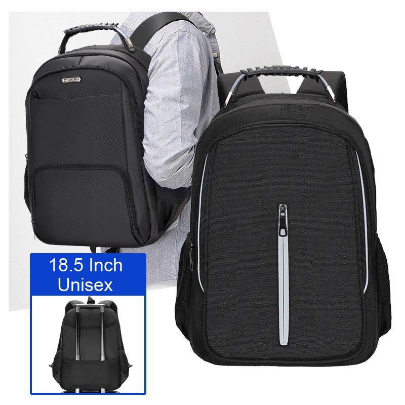 OMASKA Large Size Student Laptop Bags mochila escolar Waterproof Nylon Unisex 19inch Laptop Backpack Travel Backpack School Bags