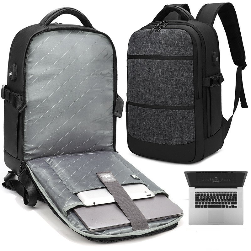 Vintage Backpack for Men Travel Laptop Backpack Rucksack Canvas Notebook Bag