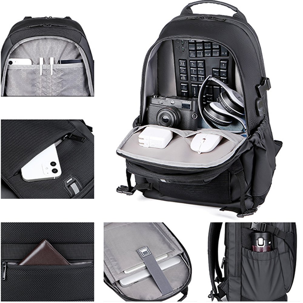 Large Capacity smart business mochila rucksack oxford waterproof travel laptop backpacks for man
