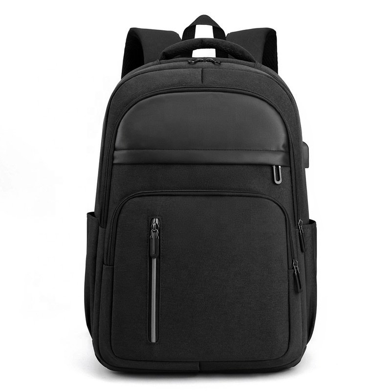 Custom laptop travel backpack bag with usb charging port waterproof wear-resistant office computer bag