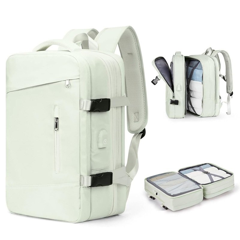 Manufacturer Custom Logo New Large Expandable Waterproof Anti Theft Usb Charging Business Laptop Travel Backpack For Men Women