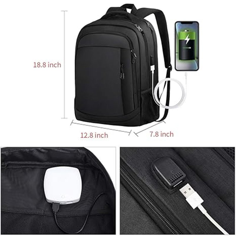 Business Work Bag College Laptop Backpack Anti Theft Backpacks Computer backpack with USB Charging Port