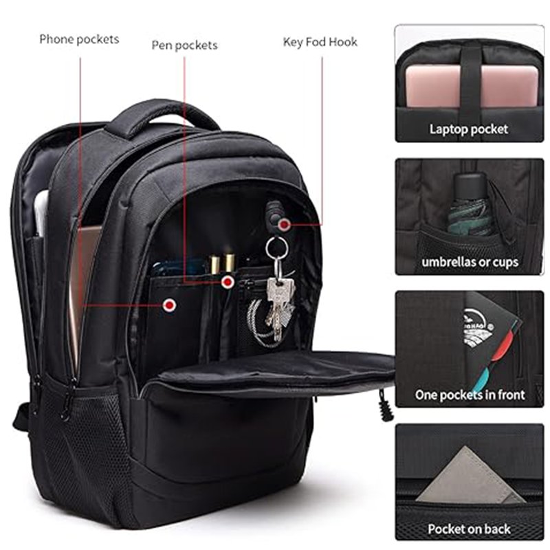 Business Work Bag College Laptop Backpack Anti Theft Backpacks Computer backpack with USB Charging Port