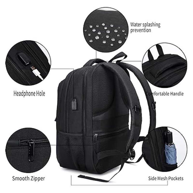 Business Work Bag College Laptop Backpack Anti Theft Backpacks Computer backpack with USB Charging Port