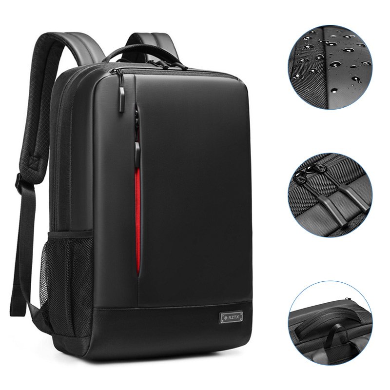 Custom new unisex polyester 15 inch computer notebook business leisure backpack travel waterproof laptop backpack bag