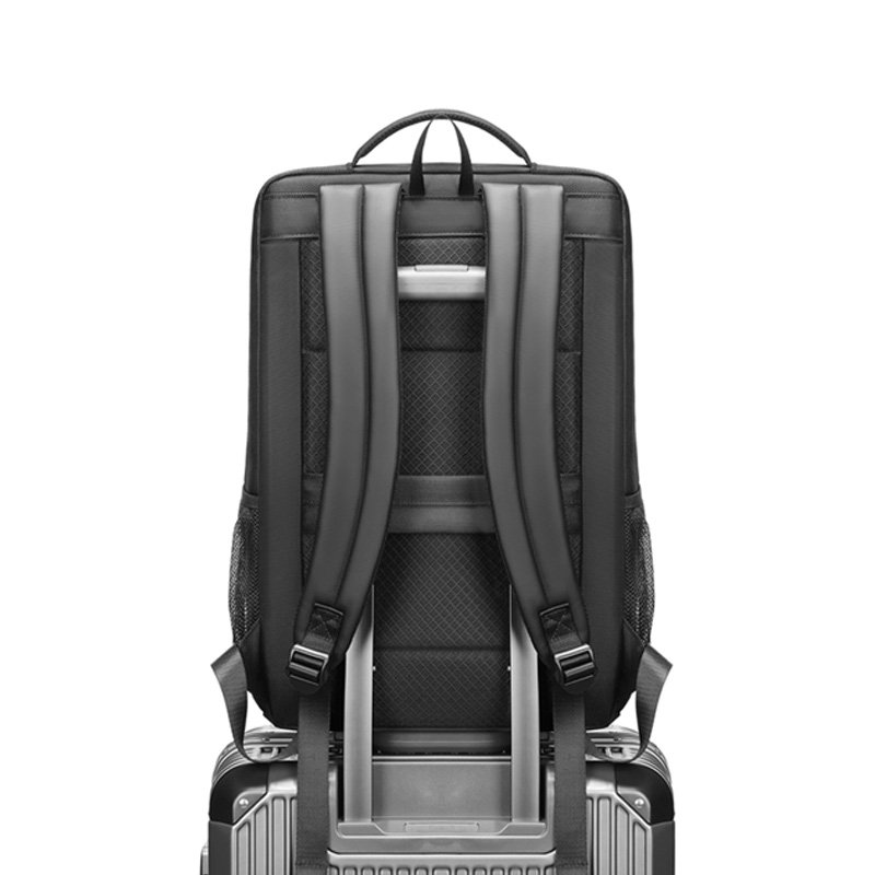 Custom new unisex polyester 15 inch computer notebook business leisure backpack travel waterproof laptop backpack bag