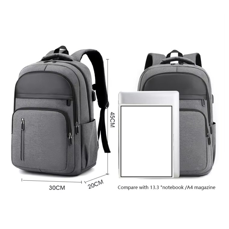 2024 Stylish School Bags Business Laptop Backpack Multi-functional Large Laptop Bags Waterproof Leisure Backpack with USB