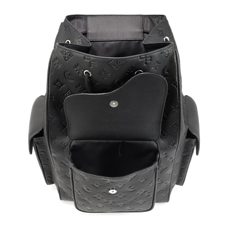Gorfia Customized OEM Luxury Customization Design Vegan Leather Backpack With Laptop Pocket For Business Or Outside Activity