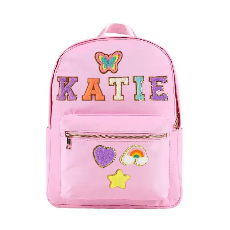 2024 Candy Color Nylon Laptop Backpacks Daily Life Backpack Schools Bag Boys And Girls Bags For School Girls Ladies School Bags