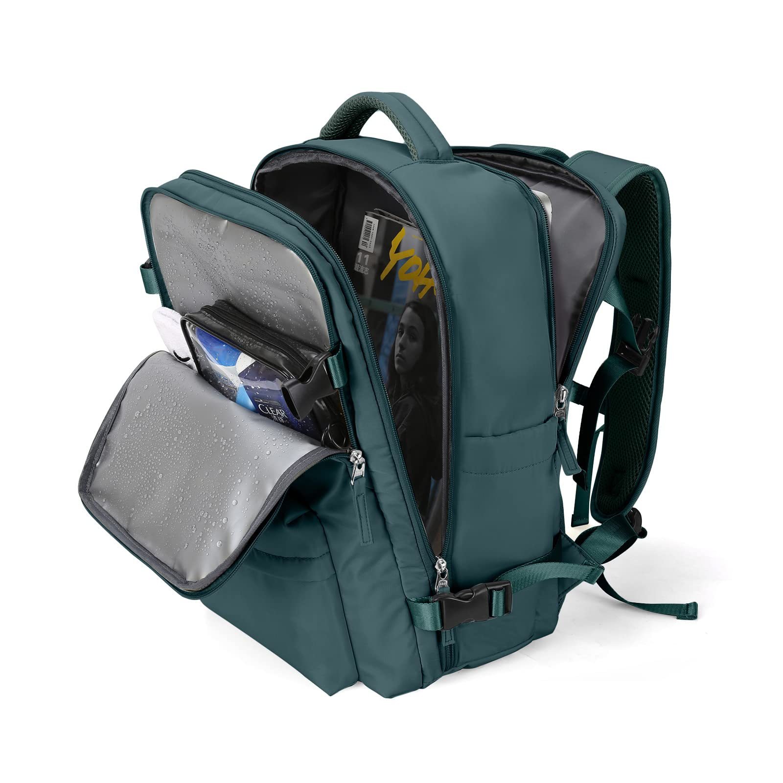 Custom Large Travel Backpack 40L Carry On Backpack 17 Inch Laptop Waterproof Casual Business Backpack Flight Approved