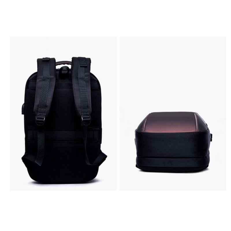High Quality Anti-theft Waterproof Felt USB Laptop 15.6 Notebook Computer Bag Stand Backpack For Men