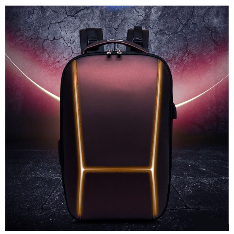 High Quality Anti-theft Waterproof Felt USB Laptop 15.6 Notebook Computer Bag Stand Backpack For Men