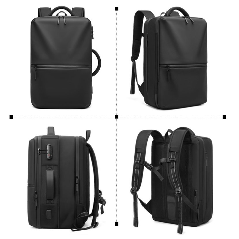 Large Capacity Vacuum Compression Travel Backpack Multi-functional Backpack Oxford Cloth Waterproof Business Bag For Men